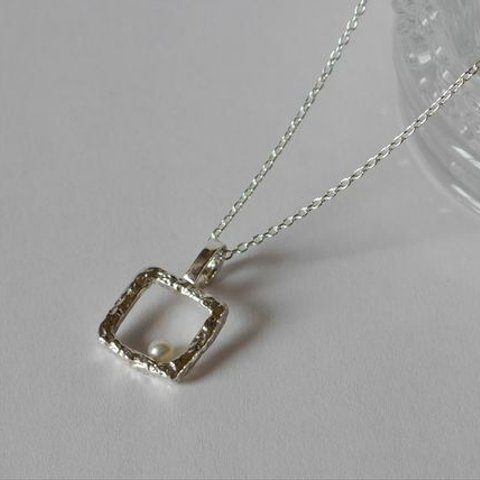 Square necklace(sv)