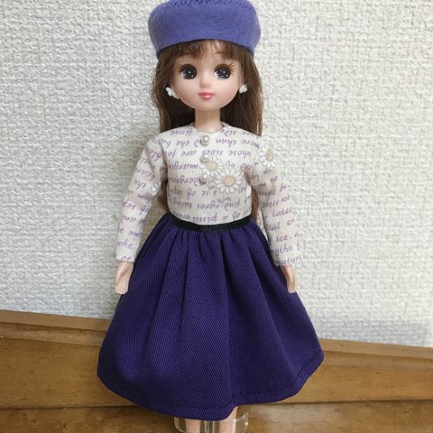 リカちゃんの洋服&ベレー帽