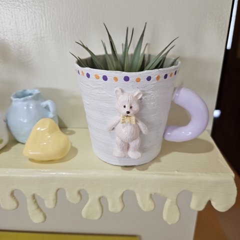 マグカップのリメイク鉢🧸