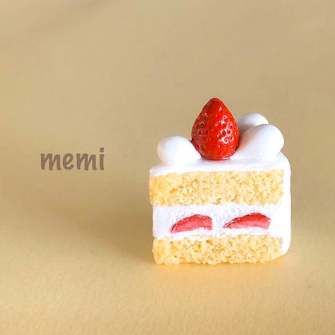 ふわふわショートケーキ ミニチュア