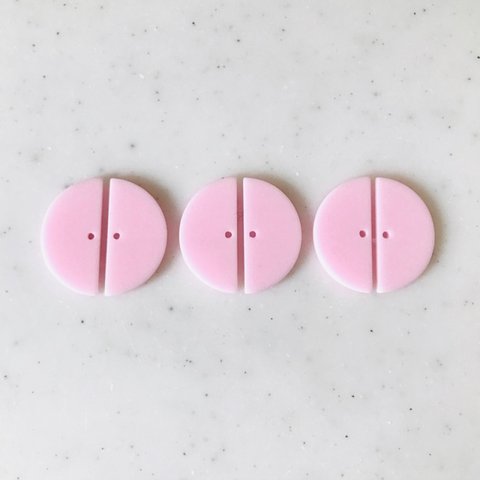 Light Pink Half Circle Pendant Tops