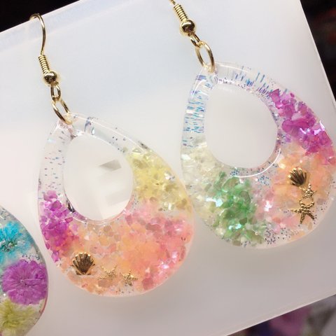 [コピー] ハンドメイド ピアス 夏