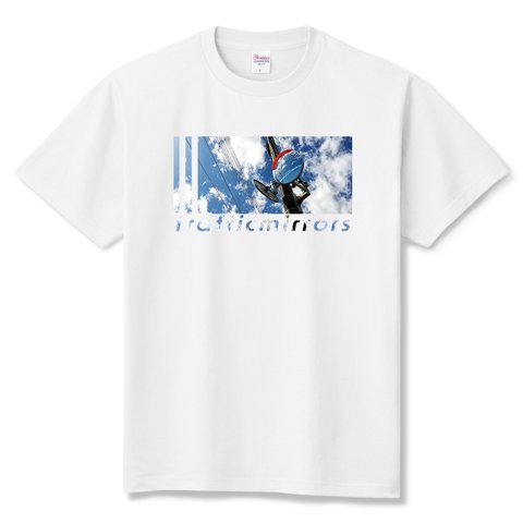 夏のカーブミラー Tシャツ 半袖 ユニセックス メンズ レディース 夏 風景