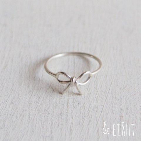 【再販】- Silver -Ribbon Ring