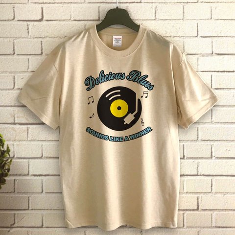 Delicious Blues / BEIGE / サマードライTシャツ