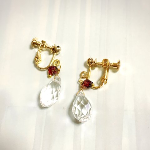 simple　煌めく涼しげイヤリング／ピアス