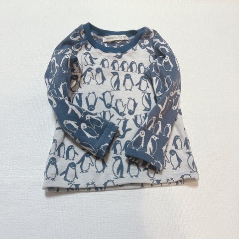 ラグランTシャツ　ペンギン