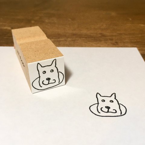 犬 スタンプ　はんこ　判子　ゴム印　stamp