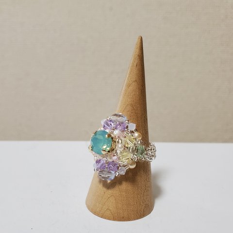 スワロフスキー・パシフィックオパール・ロジン・Ring