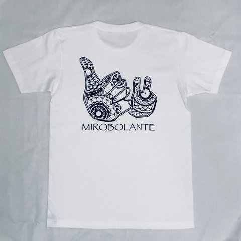 mirobolanteマークロゴT-shirt