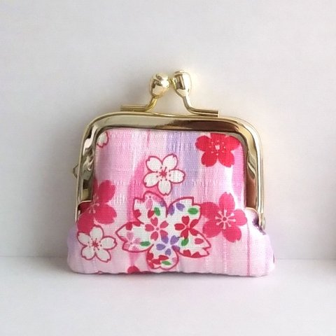 ■角型■小さいがま口：ちっちゃいがま口：角165：かわいいがまぐち：小さい財布：littlie purse 