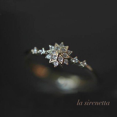 受注製作 ＊  snowflake ring