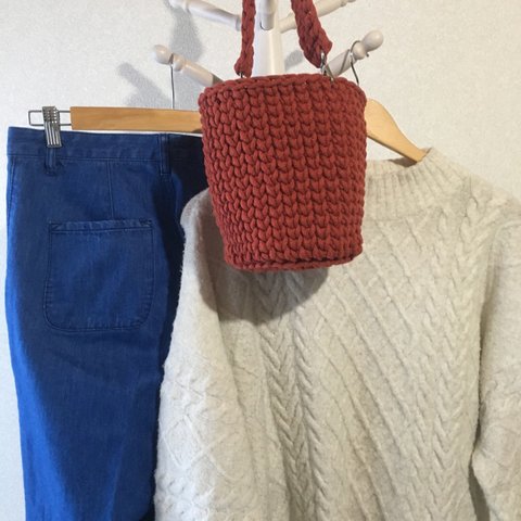 SEAU  BAGベイクドオレンジ