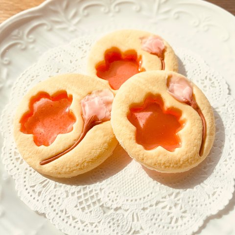 桜のステンドグラスクッキー♡フェイクスイーツ