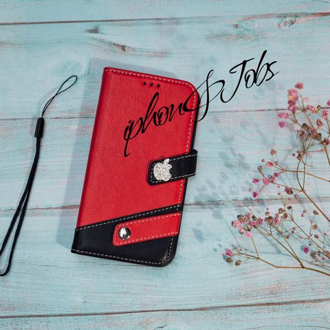 スマホケース手帳型 カラーマッチング iphone12promax phone12 iphone7plus iphoneSE2 iPhoneケース 付属品有無