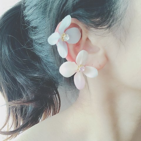 ear cuff♡hydrangea♡全2色