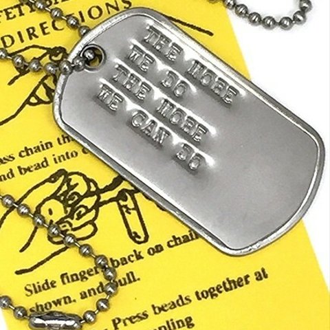 名言 DOGTAG もっとやれば、もっとできる DP-050 USA 新品