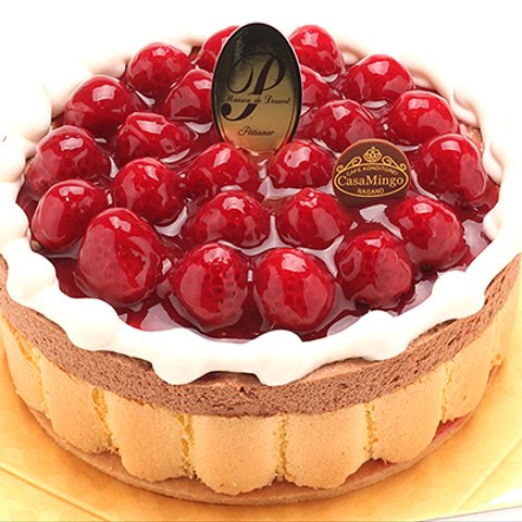 5号 木苺のチョコレートケーキ