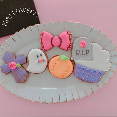 "HAPPY HALLOWEEN"cookie set 