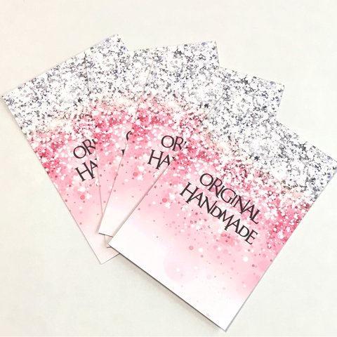 ＊名入れ無料＊Glitter Pink&Silver