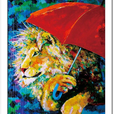 Art Frame Poster　”Datte Lion”