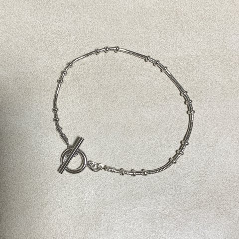 dot chain bracelet(silver)