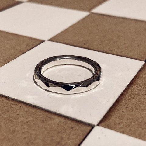 silve ring No.10 『polygon』