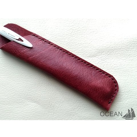 PEN CASE（Rosso Scuro）