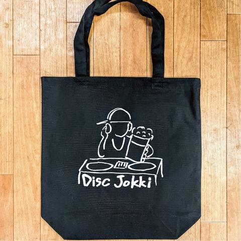 Disc Jokki　黒トートバッグ