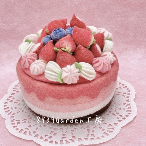 🍓苺のグラデーションケーキB-26