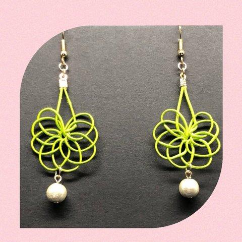 Flower earrings