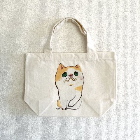 【受注生産になりました】トートバッグS へちゃねこ