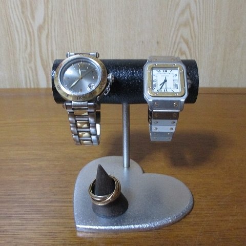ハート台座腕時計スタンド　リングスタンド　ak-design 　すぐに発送できます
