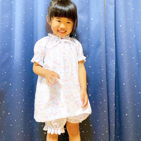 【wendy】Wガーゼの夢みるパジャマ☆ 子供　ベビー　80