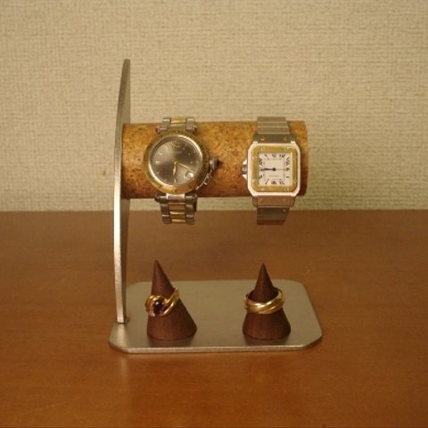 ハロウィンプレゼント　木製リングスタンド付き付き時計スタンド　No.81024　AKI-STUDIO