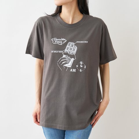 Chocolate Plate Tシャツ チャコールグレー