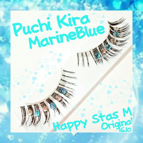 ●売切●★Puchi Kira Blue★partyまつげ  プチキラ ブルー ★送無料●即購入不可