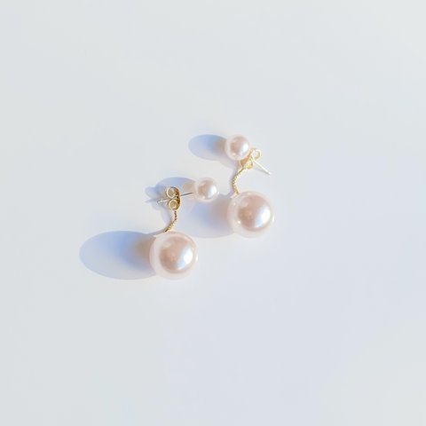 2way pink pearl pierce 