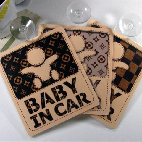 ★★　カープレート「BABY　IN　CAR」各種　★★