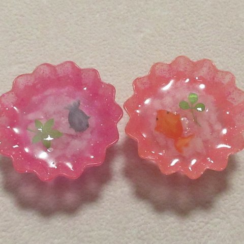 🍬 闇夜に光るよ　きんぎょタルト　ピンク　(金魚ランダム・1個売り)