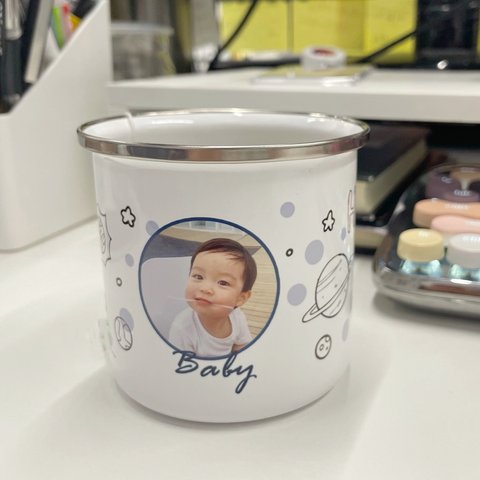 世界に一つだけのマグカップ  名入れOK　 こども　赤ちゃん　人　インテリア　メモリアル