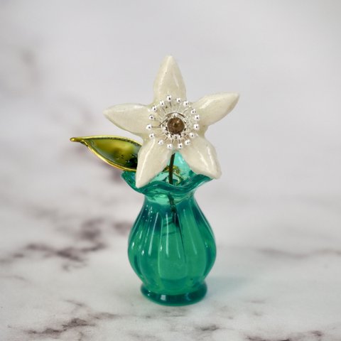 ミニチュア陶器花