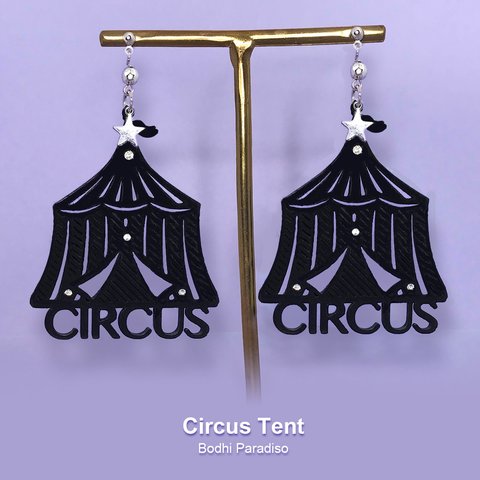 Circus Tent ピアス（サーカス シルエットシリーズ）