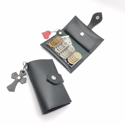 coin and key case　