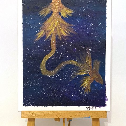 【ハッピーバースデイ タウラス】直筆 絵画 原画 スワロフスキー 送料無料 ハッピーバースデイ タウラス】直筆絵画原画 スワロフスキー