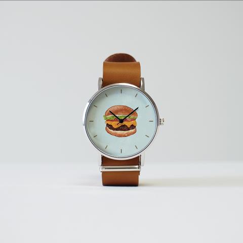 ハンバーガーの腕時計