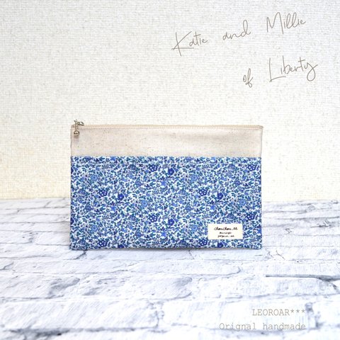 ラミネートポーチ＊Katie and Millie LIBERTY 