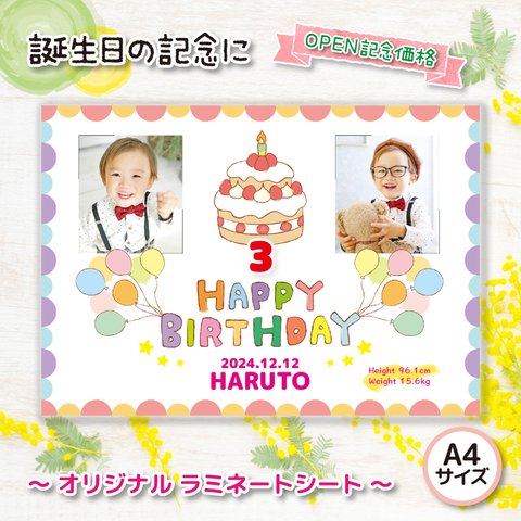 【OPEN記念価格（先着10名様限定）】Happy Birthday★ふうせん