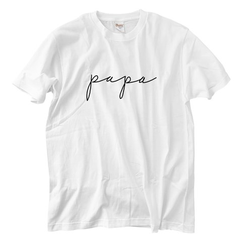 Papa(パパ) Tシャツ(5.6oz)