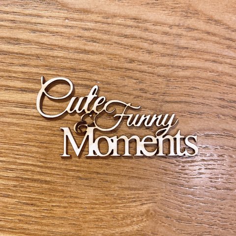 Cute & funny momentチップボードミニ(3つ入り)